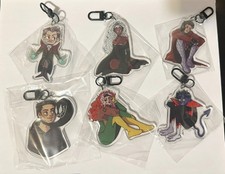 Super Hero Acrílico Llaveros Clips X-Men Spiderman Dr Strange