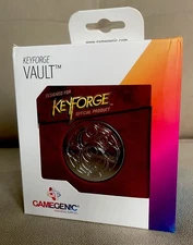 GameGenic KeyForge Vault Deck Box - Red - Used Twice, with Original Box