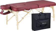 Portable Pregnancy Massage Table - 30" Multi-Functional Spa Bed - Burgundy