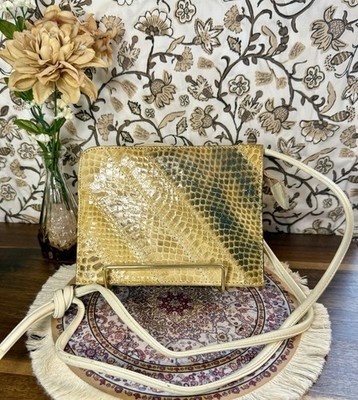 Vintage Lou-Ran Snakeskin Handbag 1960s | Genuine Snake Skin Purse