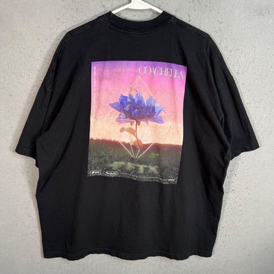 Coachella +FTX 2022 Black Graphic T-Shirt Size XXL Cotton Festival Merch