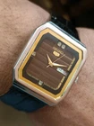 VINTAGE SEIKO 5 23J AUTOMATIC BROWN DIAL JAPAN 4219-517A MEN'S WORKING CONDITION