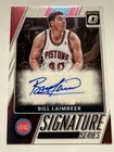 2017-18 Panini Donruss Optic Bill Laimbeer Auto Signature Series #79 Pistons