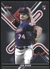 2022 Topps Finest Baseball Card #19 Joe Ryan RC