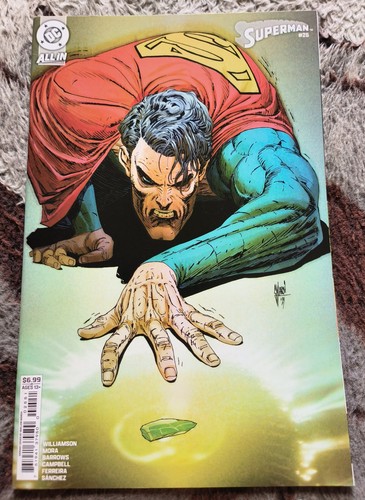 SUPERMAN # 25 NM 2025 GUILLEM MARCH CARD BOARD VARIANT ! SUPERWOMAN !