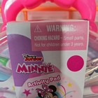 Disney Junior Minnie Mouse Travel Art Set Sheet Activity Pad Sticker Roll Crayon — photo 2