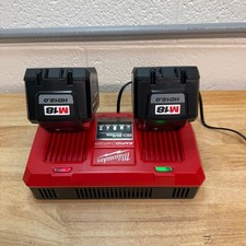Milwaukee M18 High Output 12.0 Battery Set - 2 Batteries Dual Bay Rapid Charger