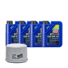 4L Liqui Moly Synthoil Energy A40 0W-40 Wix Engine Oil Change Kit for Fortwo L3