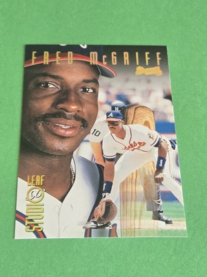 FRED MCGRIFF  - 1996 LEAF STUDIO - BASE SET CARD #50 - GOLD PRESS PROOF PARALLEL