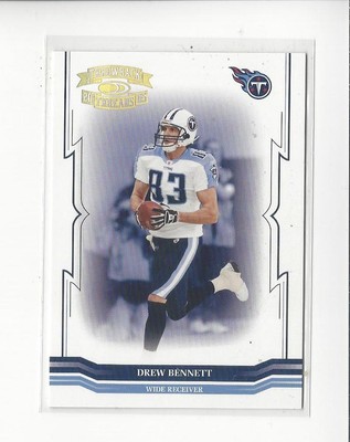 2005 Throwback Threads Gold Holofoil #144 Drew Bennett Titans /99 