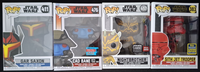 Funko Pop Star Wars Gar Saxon + Cad Bane + Sith Jet Trooper + Nightbrother