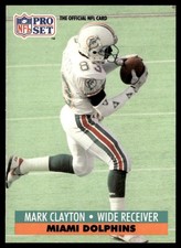 1991 Pro Set Mark Clayton #560