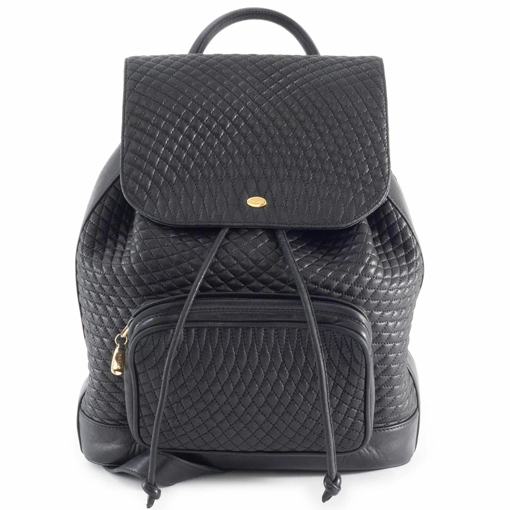 black satchel backpack leather Professor backpack II  RUITERTASSEN