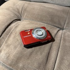 Samsung ES80 Red Digital Camera Tested Working plus Battery. No SD card
