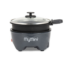 MyMini 5-inch Noodle Cooker, Ramen Cooker, & Electric Hot Pot, Blackberry