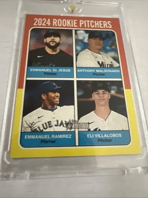 2024 Topps Heritage High Number - Quad Rookies rookie pitchers #618 (RC)