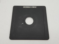 Omega View 6 1/4" x 6 1/4" 6.25" Square Metal Lens Board w/ 34.6mm Hole Copal 0