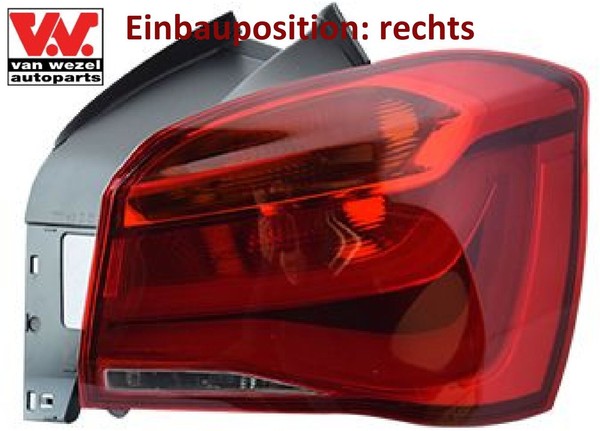VAN Wezel 0674932 Heckleuchte Rechts RüCklicht Hecklicht RüCkleuchte FüR BMW-image