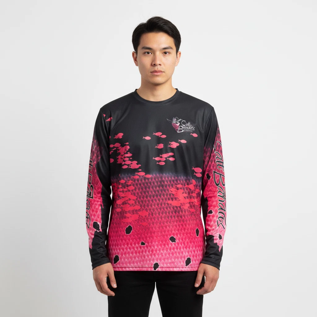 Salty Bandits Long Sleeve fishing Shirt Unisex L UV Protection
Opens in a new window or tab