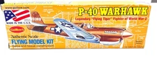 P40 Warhawk Guillow's 16.5" Flying Model Airplane Kit Balsa Wood *K