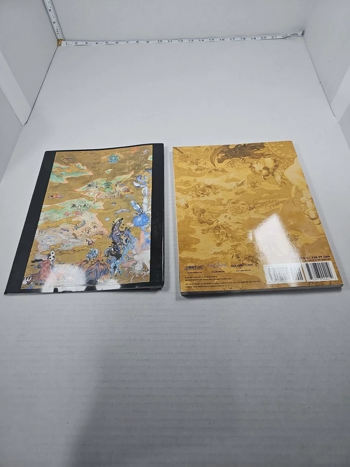 Libro guía de estrategia Final Fantasy XI Online Atlas con chaqueta Yoshitaka Amano Foto 2 de 4