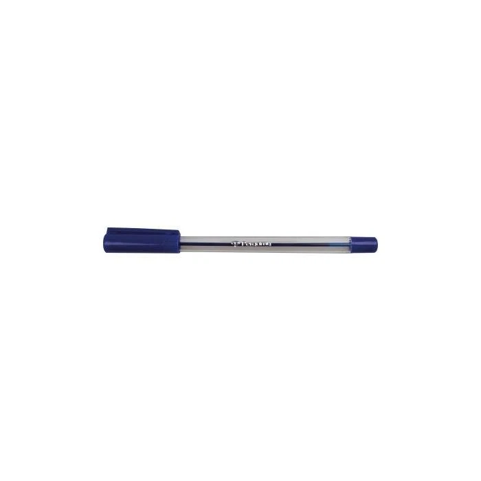 [901791] Pergamy Stylo à bille pointe moyenne encre bleue corps plastique cri... - Photo 1/1