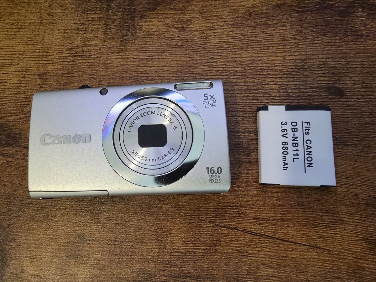 Canon PowerShot A2400 IS Black 16.0MP Digital Camera | eBay