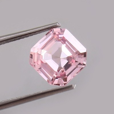 9x9mm Natürlich Ceylon Vivid Pink Padparadscha Saphir Lose Edelstein Asscher Cut