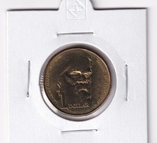 AUSTRALIAN: 1996 $1  SIR HENRY PARKES S SYDNEY MINTMARK UNC COIN - TONED #2979