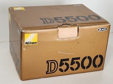 Nikon D D5500 Digital SLR Original Box  strap ONLY No Camera