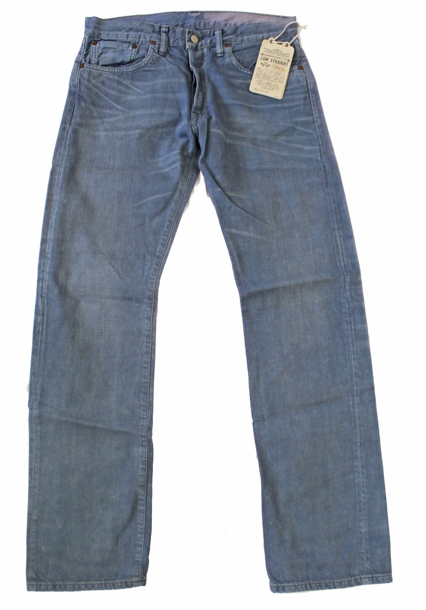 Double Ralph Lauren RRL Low Straight Faded Blue Japan Double Ralph Lauren RRL Low Straight Faded Blue Japan