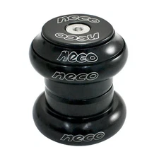 NECO 1-1/8" CNC Threadless 1 Inch Headset , Black