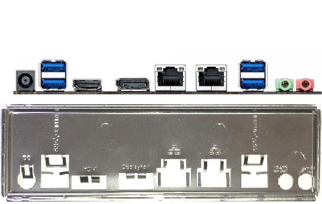 ATX Blende I/O shield for Asus Q87T #708 1150 I/O Shield Backplate NEW ...