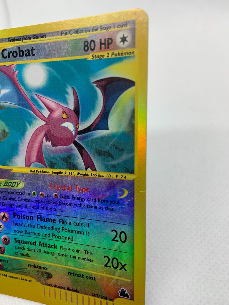 Crobat 147/144 Skyridge Reverse Holo Secret Rare Pokemon | eBay