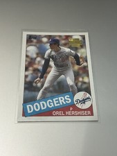 2001 Topps Archives Baseball Card #309 Orel Hershiser 85 Los Angeles Dodgers