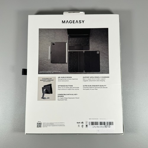 MAGEASY CitiCover Case designed for iPad Pro 12.9" | Magnetic | Pencil Storage - Picture 5 of 5