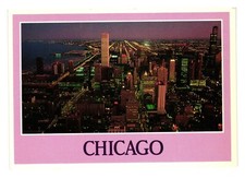 Vintage Chicago Postcard View From John Hancock Center Windy City For Framing