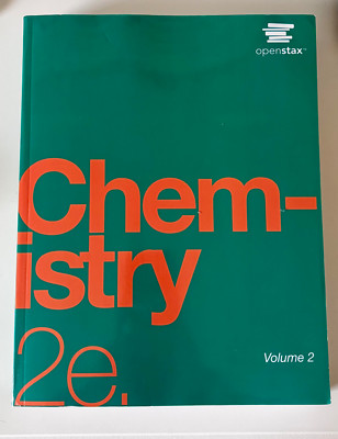 Chemistry 2e Textbook by OpenStax - Paperback - LIKE NEW - Only Volume 2