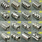 Titanium Lanyard Bead Knife Tool Paracord Beads Zipper Beads Bracelet Beads