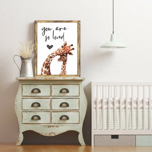 giraffe room decor