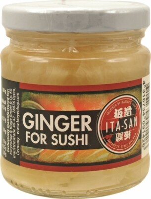 [ 190g/110g ATG ] ITA-SAN Eingelegter Ingwer für Sushi, weiß / eingelegte Ingwer
