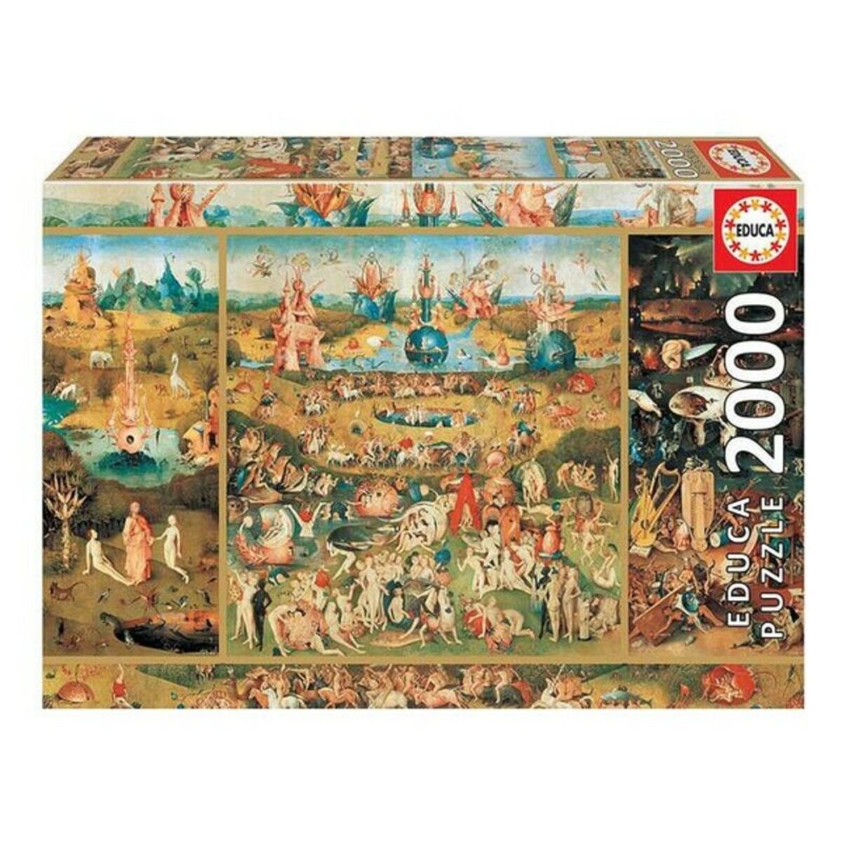 Puzzle Educa El Jardín de las Delicias [De tuin der lusten] [2000 pcs]