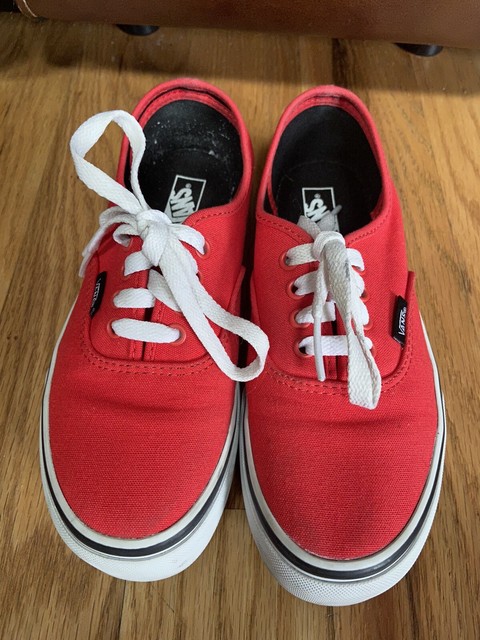 red vans size 2