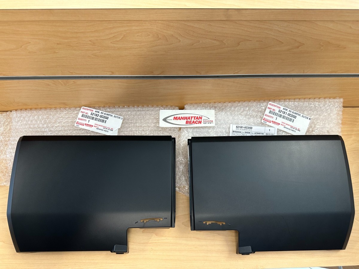 22-25 TUNDRA REAR BUMPER LEFT & RIGHT END CAPS COVERS 52181-0C050