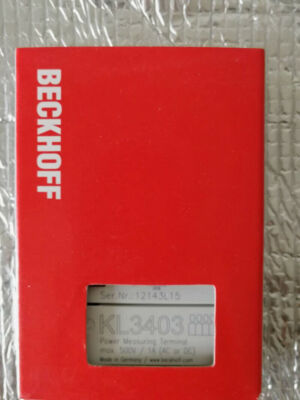 One New Beckhoff EL3403 EL 3403 PLC Moudule In Box FEDEX DHL Shipping