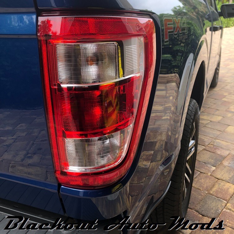 For 20212023 Ford F150 Tail Light Blackout Kit Precut Smoked Vinyl