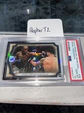 2018 Topps UFC Museum ISRAEL ADESANYA Rookie #42 RC PSA 10 Low Pop Izzy MW