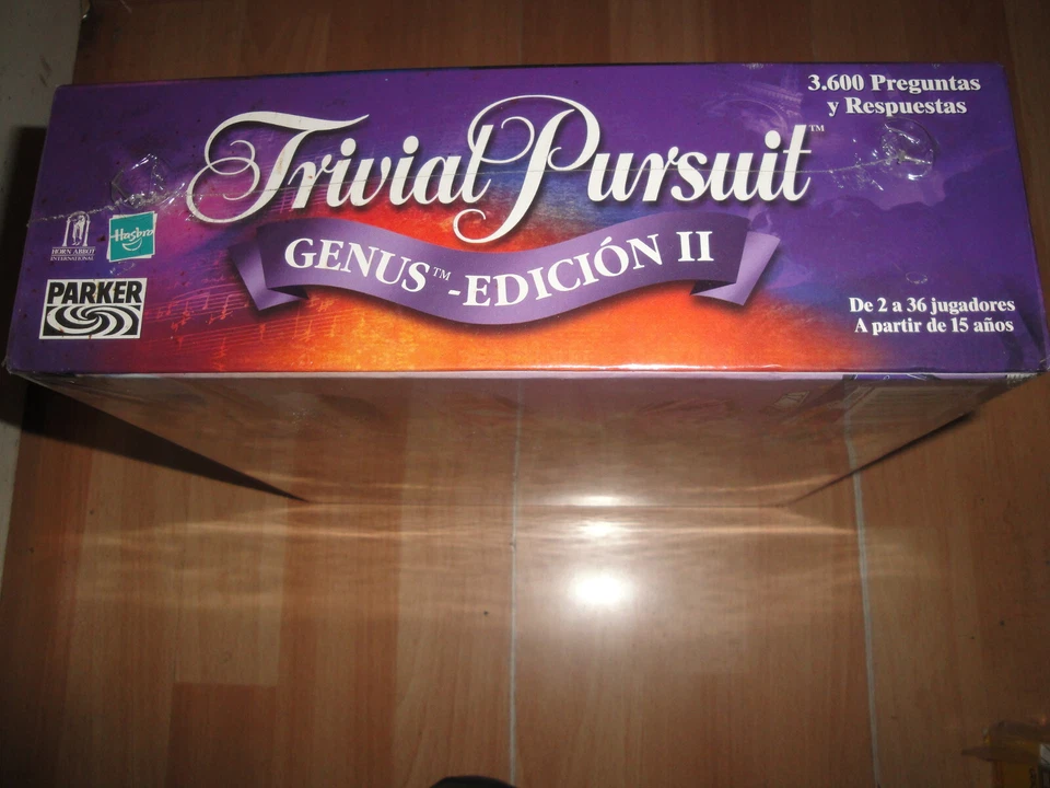 TRIVIAL PURSUIT EDICION GENUS II DE HASBRO - PARKER JUEGO MESA NUEVO PRECINTADO - Imagen 3 de 3