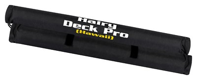 Hairy Deck Pro - 28 in. Surfboard Car Rack Pads - BLACK (Free comb w/purchase)