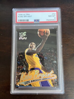 RC HOF PSA 8』Kobe Bryant Lakers rookie 1996 - 1997 Flair Showcase